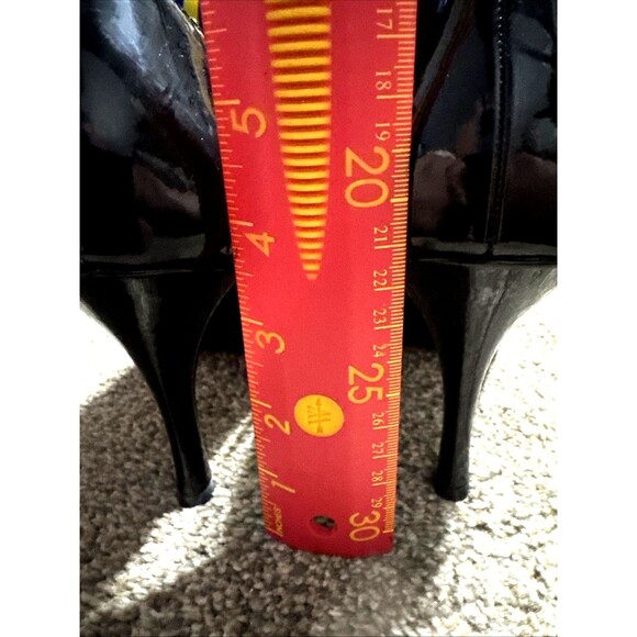 Hollywould Lauren Black F10991 Women 10 Heels Pumps Vintage Y2K Cute Goth New - Picture 5 of 8